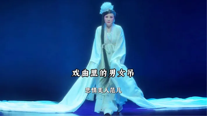 戏曲里的男女吊 戏曲舞台上的 “鬼神担当”!男吊女吊专属 “吊毛角色”满满的氛围感