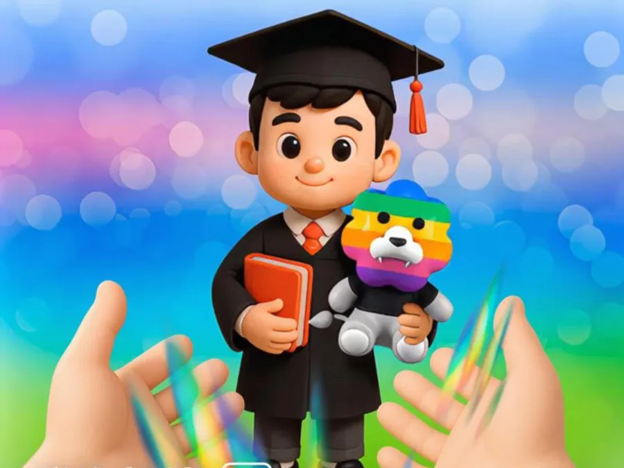 学海相伴：把「希望」设计成礼物，献予探索成长的力量，「彩虹狮花湾」毛绒玩具