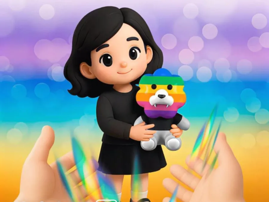 自由心愿：把「希望」设计成礼物，献予追寻梦想的勇气，「彩虹狮花湾」毛绒玩具