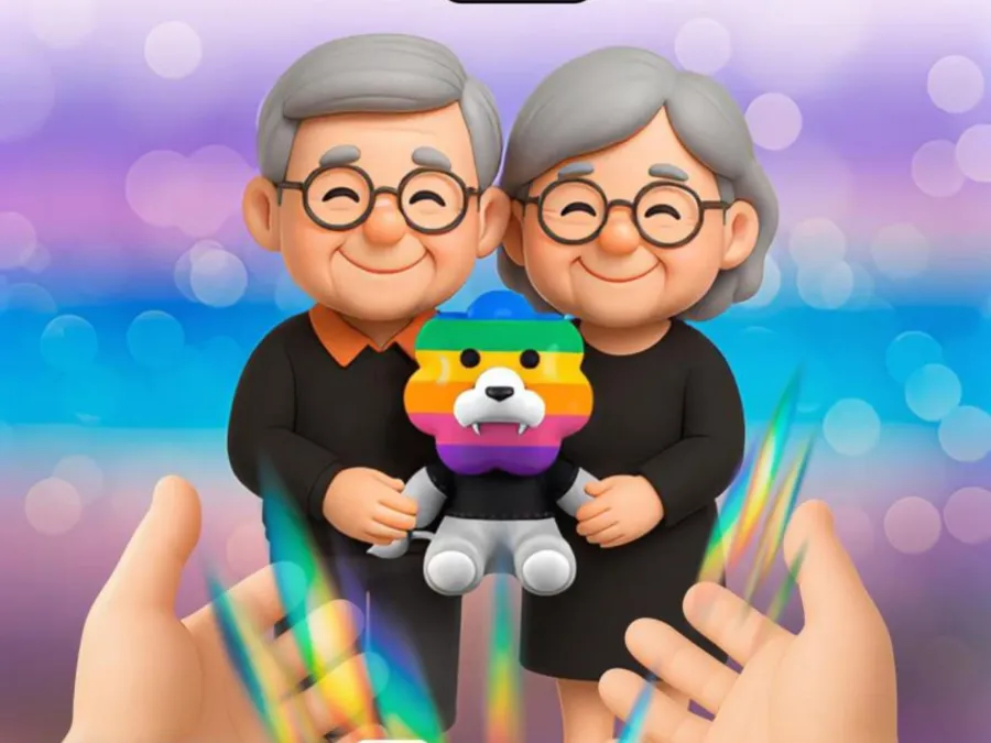 守望如初：把「希望」设计成礼物，献予岁月守护的深情，「彩虹狮花湾」毛绒玩具