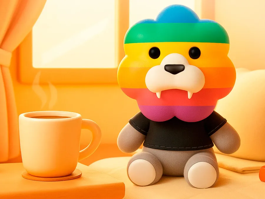 一天旅途:晨光初启,寻找「希望」的模样,彩虹狮花湾毛绒玩具