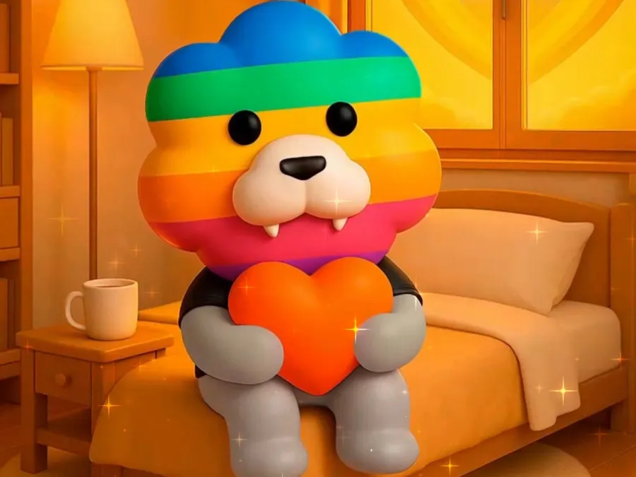 一天旅途:有你真好,寻找「希望」的模样,「彩虹狮花湾」毛绒玩具