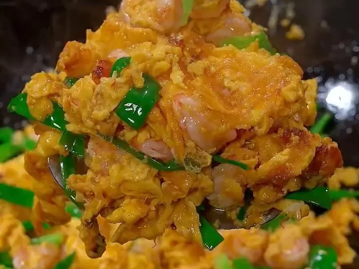 虾仁滑蛋