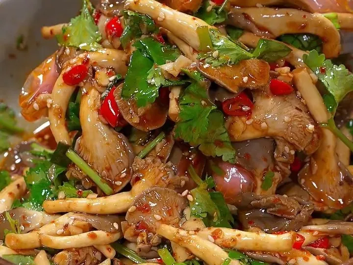 夏天不想吃饭就做个凉抖磨菇吧， 美食日常  美食分享