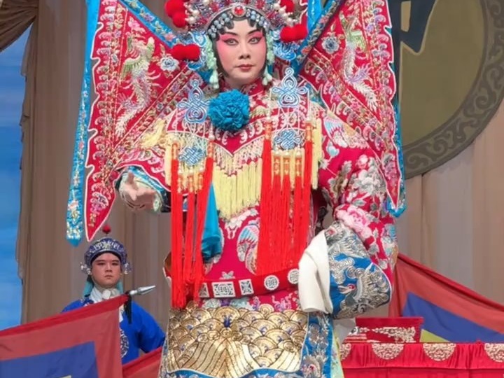 李胜素老师《穆桂英挂帅》辕门训子选段：曾经他是个王者，后来他妈妈来了😈