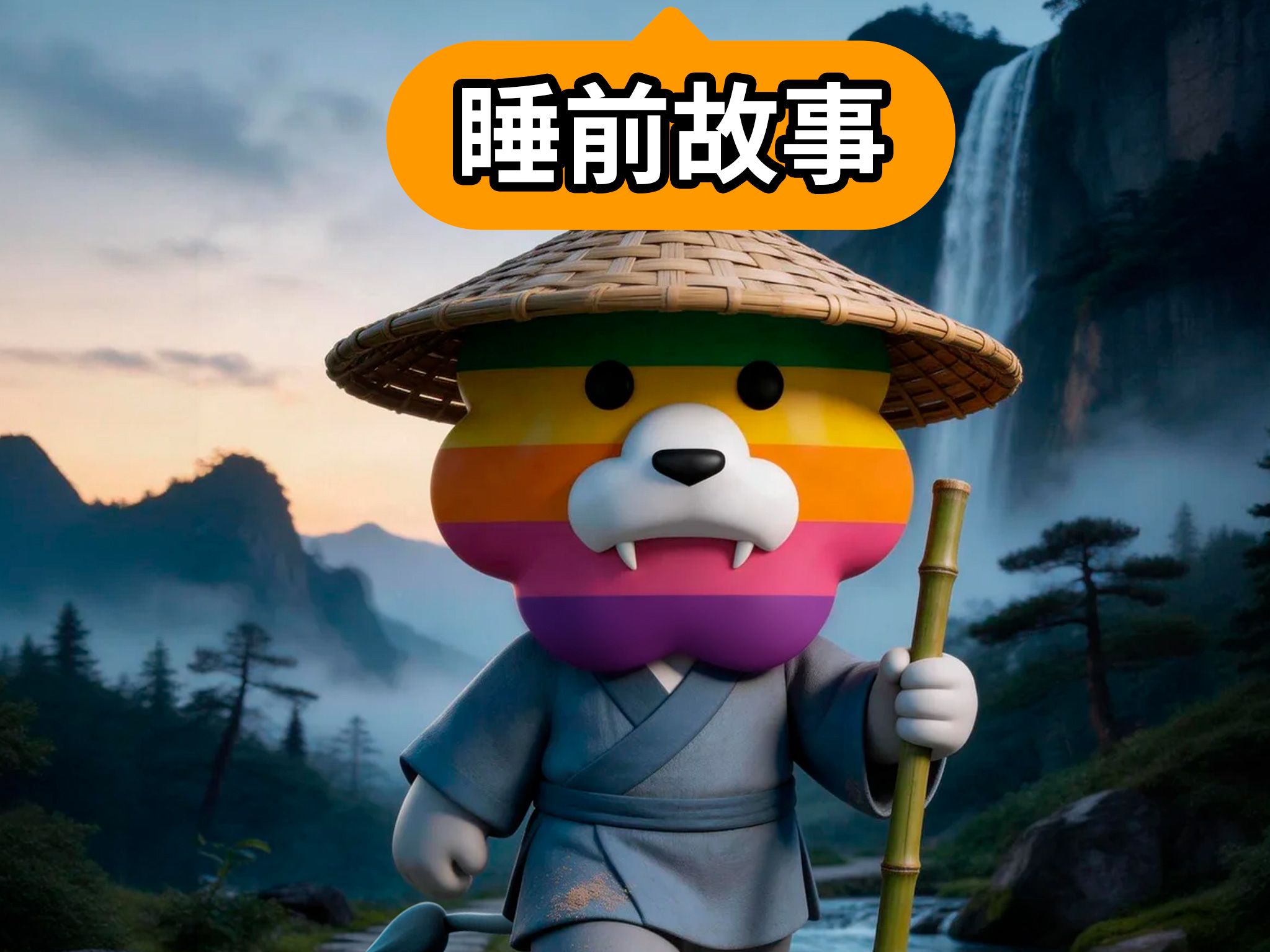 睡前故事：拍拍尘土，继续前路，「彩虹狮花湾」毛绒玩具