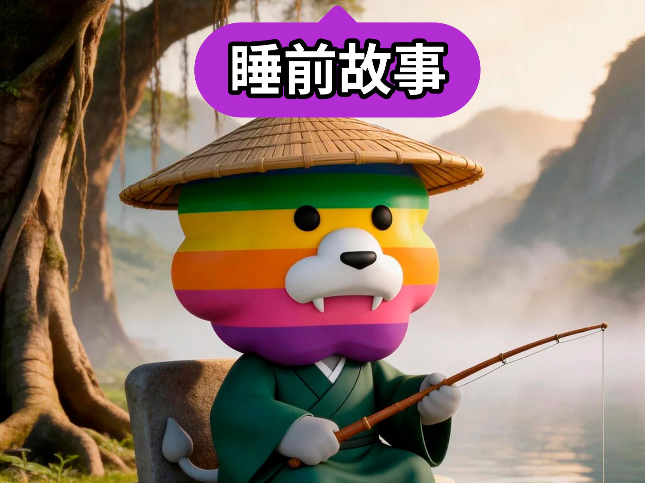 睡前故事：驻足山水，款待清风，「彩虹狮花湾」毛绒玩具