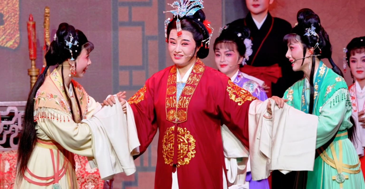 越剧《五女拜寿》第一场-桐庐县越剧传习中心