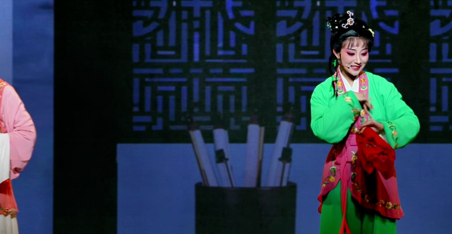 越剧《五女拜寿》第二场：闹柴房姐妹绝情-宁波小百花越剧团