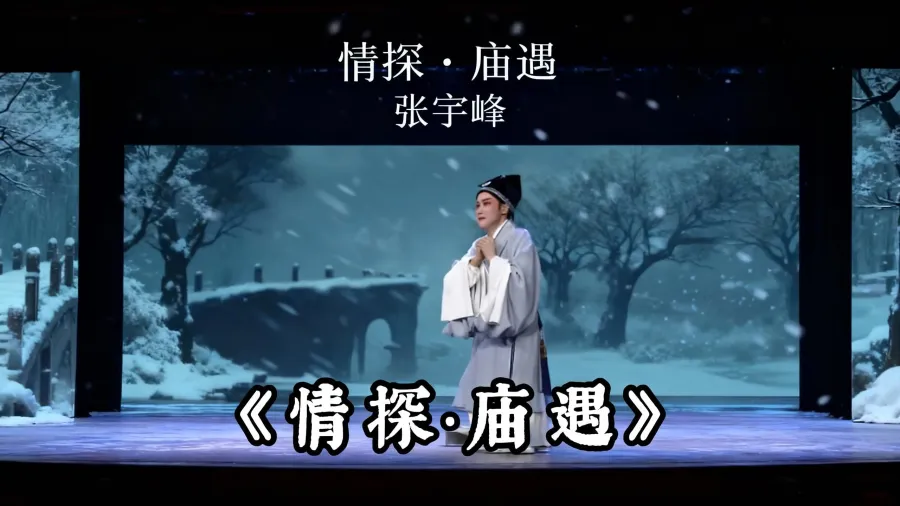 再看张宇峰《情探・庙遇》，开口跪！这唱腔，这韵味，绝了！# 越剧经典 #张宇峰